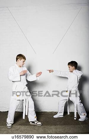 Boys practicing judo View Large Photo Image Stock Image - Boys practicing judo. Fotosearch