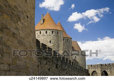 Castle exterior View Large Photo Image Stock Photo - Castle exterior. Fotosearch