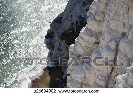 Stock Image - Cliff by seaside. Fotosearch