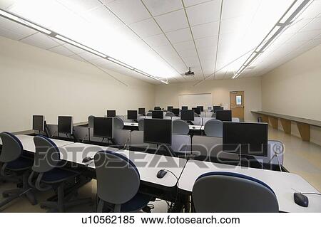 Computer seminar room View Large Photo Image Stock Photography - Computer seminar room. Fotosearch