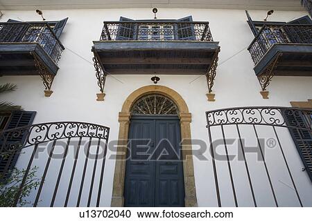 Cyprus Facade of antique town house View Large Photo Image Stock Image - Cyprus Facade of antique town house. Fotosearch