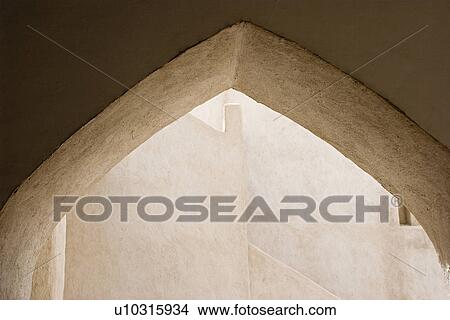 Picture - Dubai UAE Architectural detail of Sheikh Saeed al-Maktoum House. Fotosearch