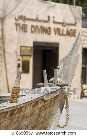 Stock Photo - Dubai UAE old Diving Village in Bur Dubai. Fotosearch