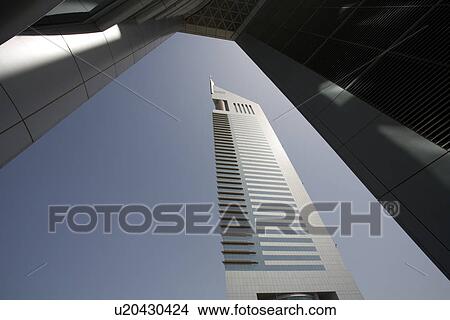 Dubai UAE View of Emirates Towers on Sheikh Zayed Road in Dubai View Large Photo Image Picture - Dubai UAE View of Emirates Towers on Sheikh Zayed Road in Dubai. Fotosearch