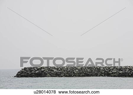 Fujairah UAE rock jetty Fujairah View Large Photo Image Stock Photo - Fujairah UAE rock jetty Fujairah. Fotosearch