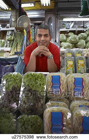 Stock Photo - Grocer. Fotosearch