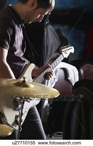 Guitarist Performing View Large Photo Image Stock Photography - Guitarist Performing. Fotosearch