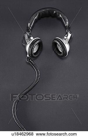 Headphones View Large Photo Image Stock Photo - Headphones. Fotosearch