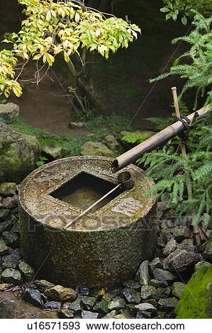 Japan Kyoto Ryoan-ji Temple stone water basin View Large Photo Image Stock Image - Japan Kyoto Ryoan-ji Temple stone water basin. Fotosearch