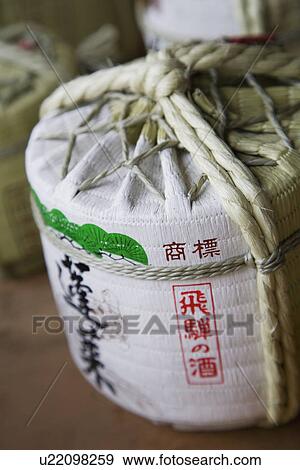 Japan Takayama Sake barrel View Large Photo Image Stock Photo - Japan Takayama Sake barrel. Fotosearch