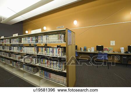 Stock Photograph - Library reading room. Fotosearch