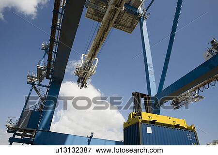 Limassol Cyprus dockside crane. View Large Photo Image Stock Photo - Limassol Cyprus dockside crane.. Fotosearch