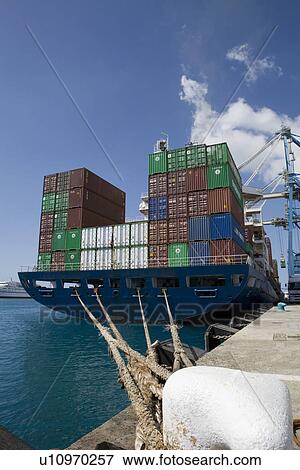 Stock Photo - Limassol Cyprus Dockside. Fotosearch