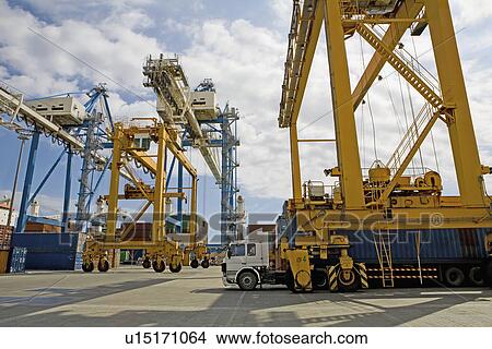 Limassol Cyprus Freight terminal View Large Photo Image Picture - Limassol Cyprus Freight terminal. Fotosearch