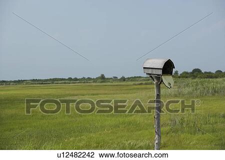 Mailbox and fields View Large Photo Image Stock Image - Mailbox and fields. Fotosearch
