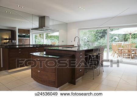 Stock Photo - Modern kitchen. Fotosearch