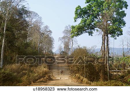 Motorcyclist on Dirt Road View Large Photo Image Stock Image - Motorcyclist on Dirt Road. Fotosearch