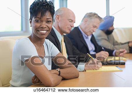 Stock Image - Multi Racial Group of Business People. Fotosearch