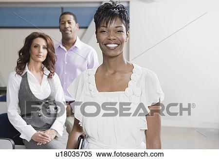 Stock Photography - Multi Racial Group of Business People Portrait. Fotosearch