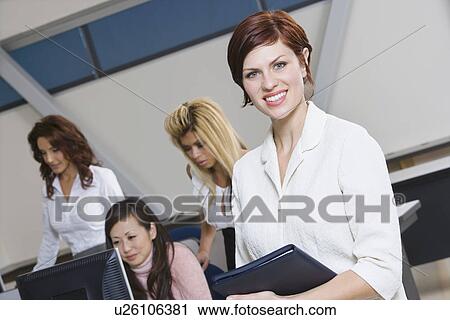 Stock Image - Multi Racial Group of Businesswomen. Fotosearch