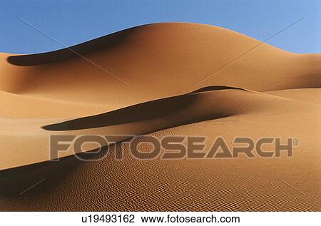 Stock Image - Namibia Namib Desert sand dunes. Fotosearch