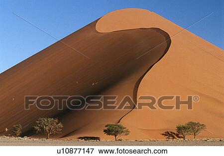 Stock Photo - Namibia Namib Desert sand dunes. Fotosearch