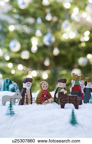 Stock Image - Nativity scene. Fotosearch