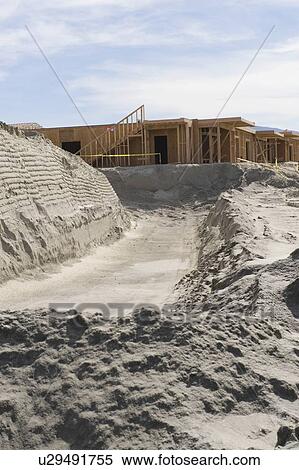 Stock Photography - New homes under construction. Fotosearch