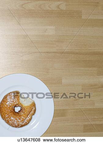 Partially Eaten Donut View Large Photo Image Stock Photo - Partially Eaten Donut. Fotosearch