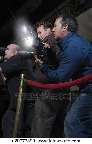 Photographers at media event View Large Photo Image Stock Image - Photographers at media event. Fotosearch