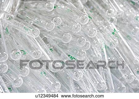 Picture - Pile of test tubes close up. Fotosearch