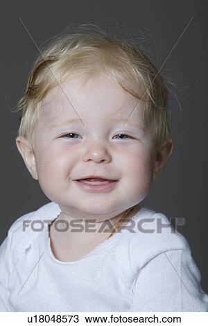 Portrait of baby girl View Large Photo Image Stock Image - Portrait of baby girl. Fotosearch
