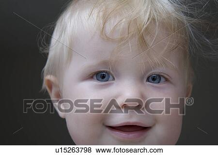 Portrait of baby girl View Large Photo Image Stock Photo - Portrait of baby girl. Fotosearch