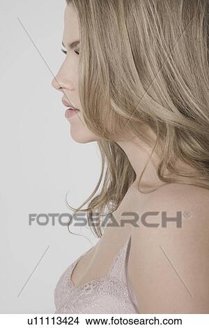 Profile of sexy young woman View Large Photo Image Picture - Profile of sexy young woman. Fotosearch