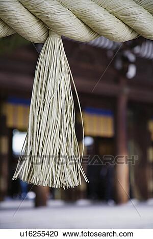 Tassel on Large Rope at Meiji Shrine View Large Photo Image Stock Image - Tassel on Large Rope at Meiji Shrine. Fotosearch