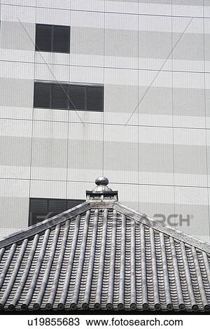 Traditional and Modern Architecture in Tokyo View Large Photo Image Stock Image - Traditional and Modern Architecture in Tokyo. Fotosearch
