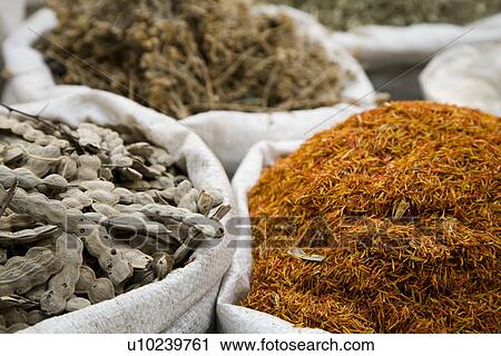 UAE Dubai many different spices are for sale at the spice souq in Deira View Large Photo Image Stock Image - UAE Dubai many different spices are for sale at the spice souq in Deira. Fotosearch