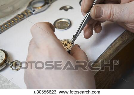 Watch Repairman at Work View Large Photo Image Stock Image - Watch Repairman at Work. Fotosearch
