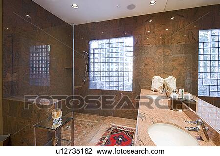 Stock Image - Bathroom interior. Fotosearch
