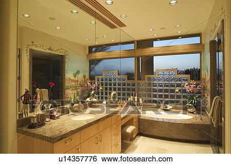 Bathroom interior View Large Photo Image Stock Photograph - Bathroom interior. Fotosearch