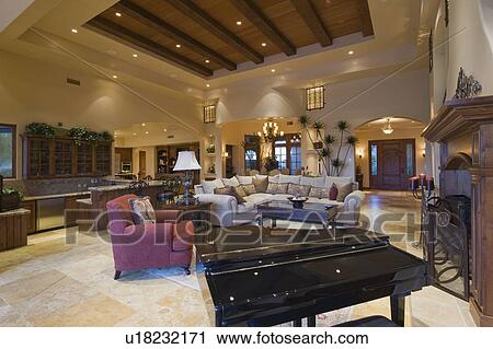 Beamed wooden ceiling of Palm Springs home View Large Photo Image Stock Image - Beamed wooden ceiling of Palm Springs home. Fotosearch