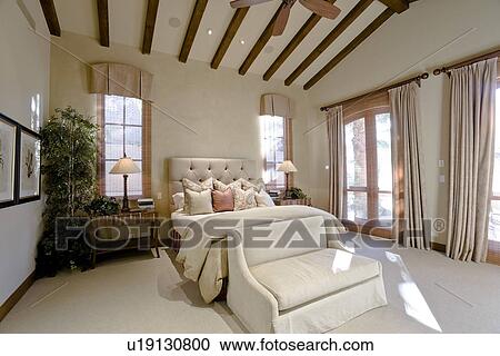 Bedroom in luxurious residence View Large Photo Image Stock Image - Bedroom in luxurious residence. Fotosearch