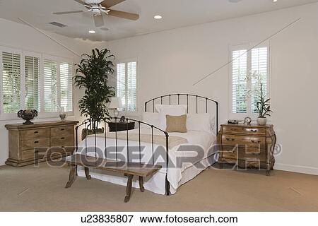 Bedroom in luxurious residence View Large Photo Image Stock Photo - Bedroom in luxurious residence. Fotosearch