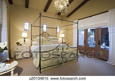 Bedroom in luxurious residence View Large Photo Image Stock Photography - Bedroom in luxurious residence. Fotosearch