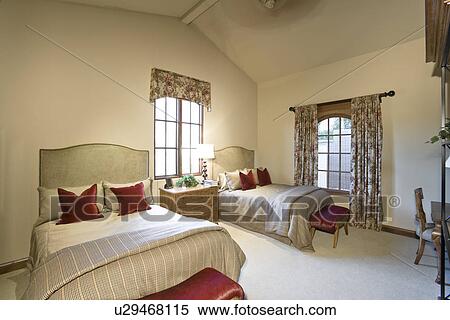 Stock Photography - Bedroom in luxurious residence. Fotosearch