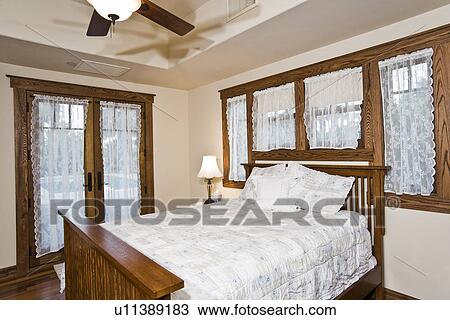 Stock Image - Bedroom interior. Fotosearch