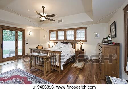 Stock Image - Bedroom interior. Fotosearch