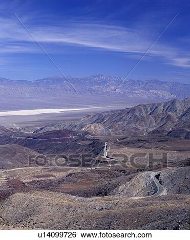 Stock Photograph - Death Valley National Park Rainbow Canyon and Death Valley California. Fotosearch