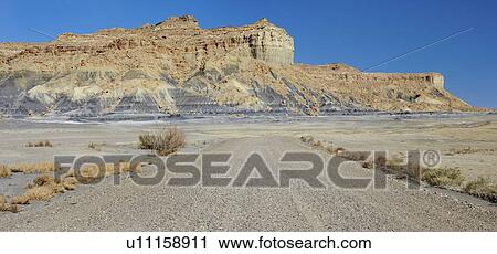 Stock Image - Desert road USA. Fotosearch