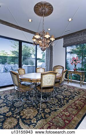 Dining room interior View Large Photo Image Stock Image - Dining room interior. Fotosearch